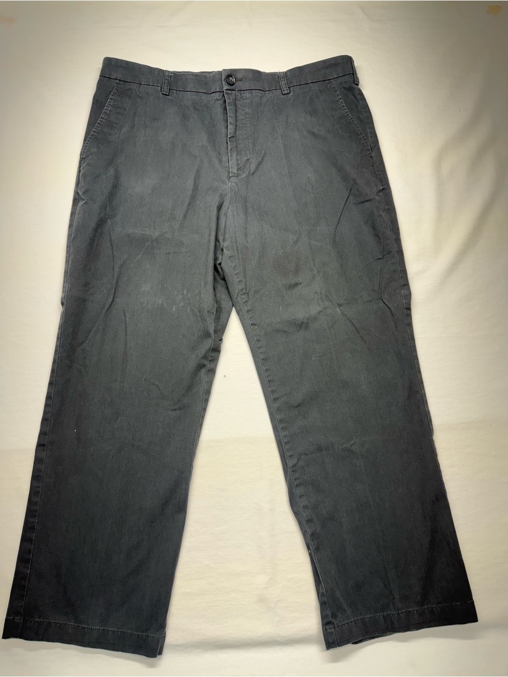 croft & barrow Men's Classic Fit Pants in Charcoal and Navy Trim